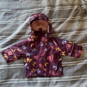 Baby Patagonia Purple Butterfly Print Jacket